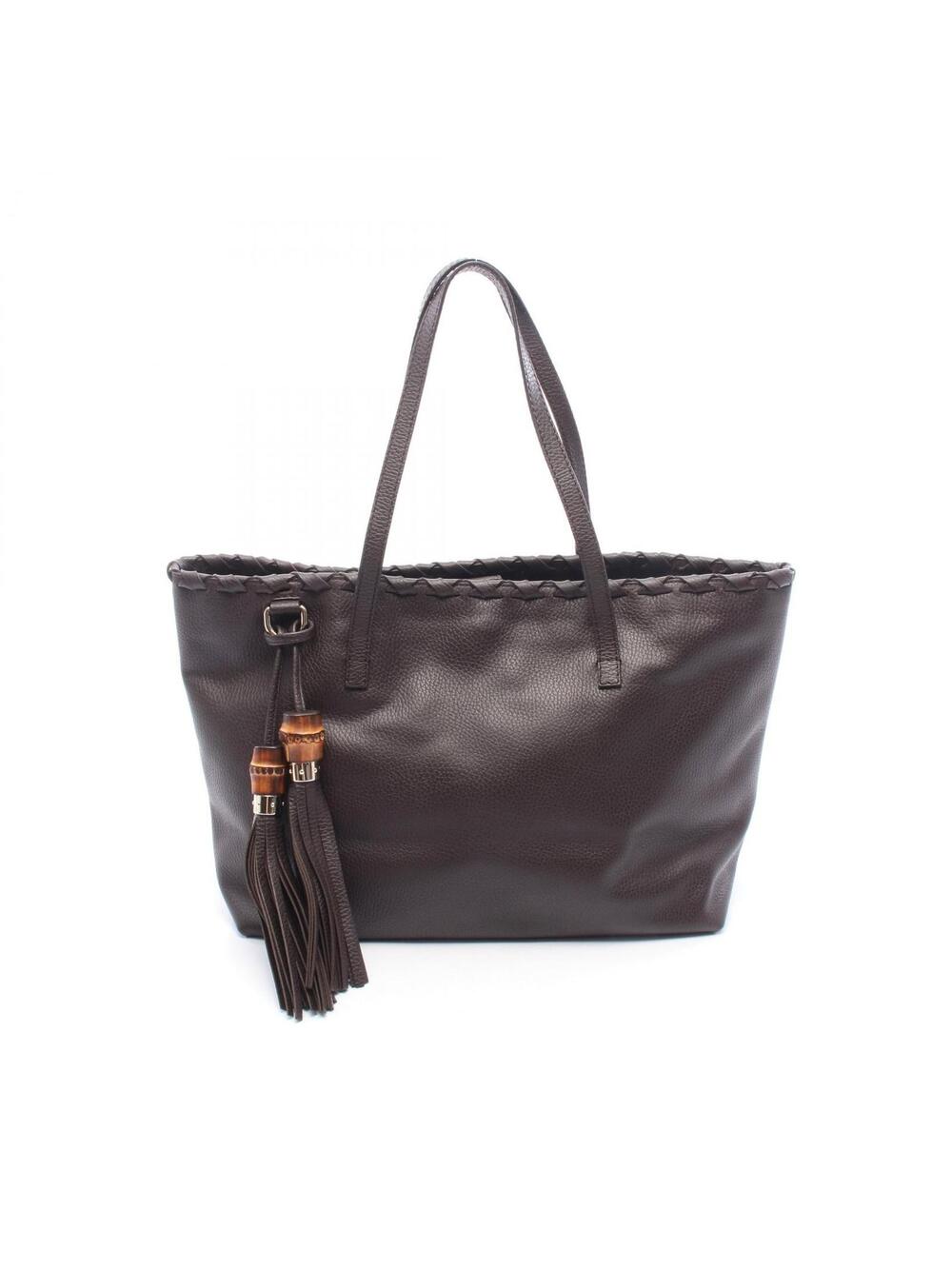 Gucci Bamboo Tassel Tote Shoulder Bag #367315G73B